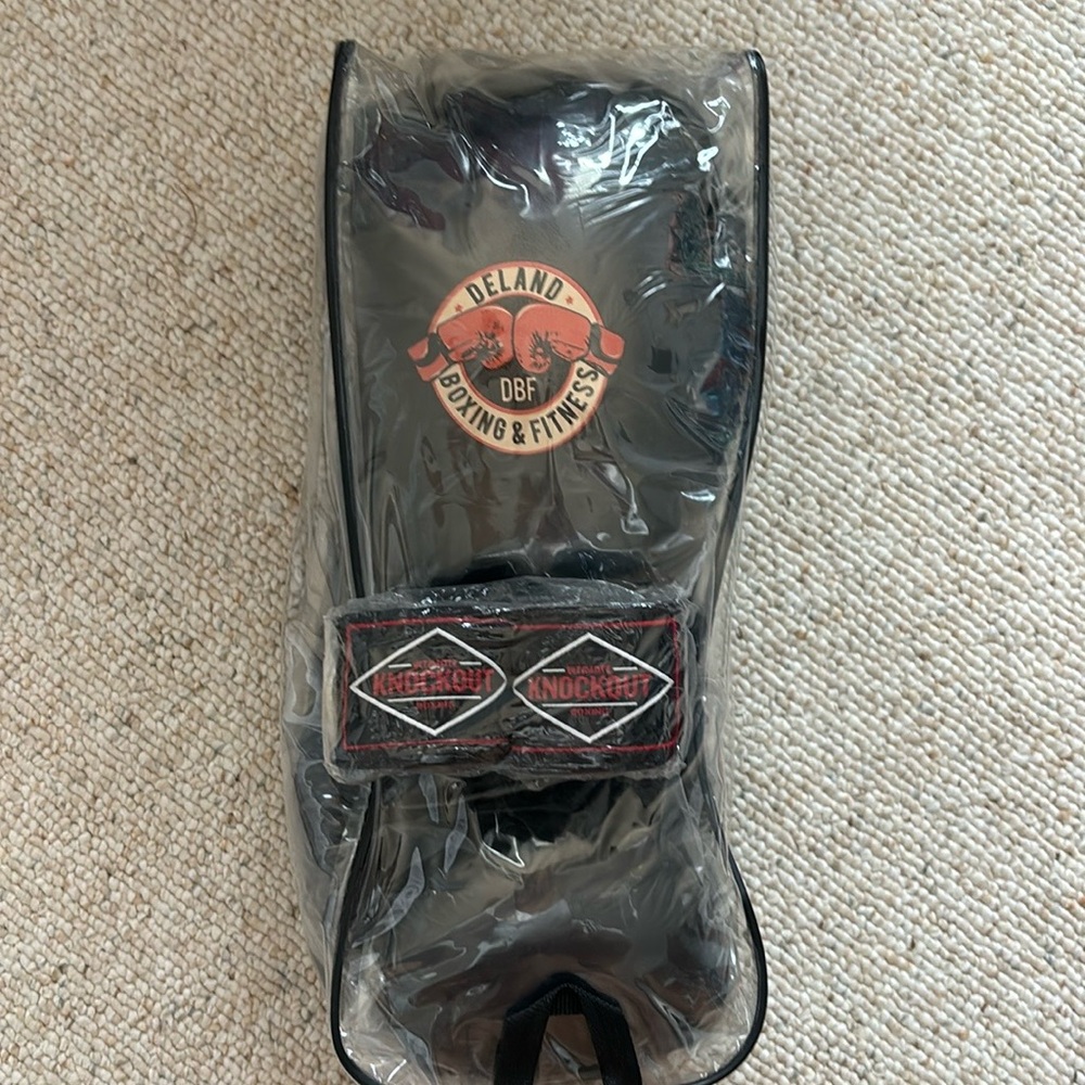 Adult Size Black Boxing Punching MMA Training Gloves with Tape/wrap